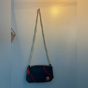 STL Cardinals Baseball Crossbody purse with gold chain